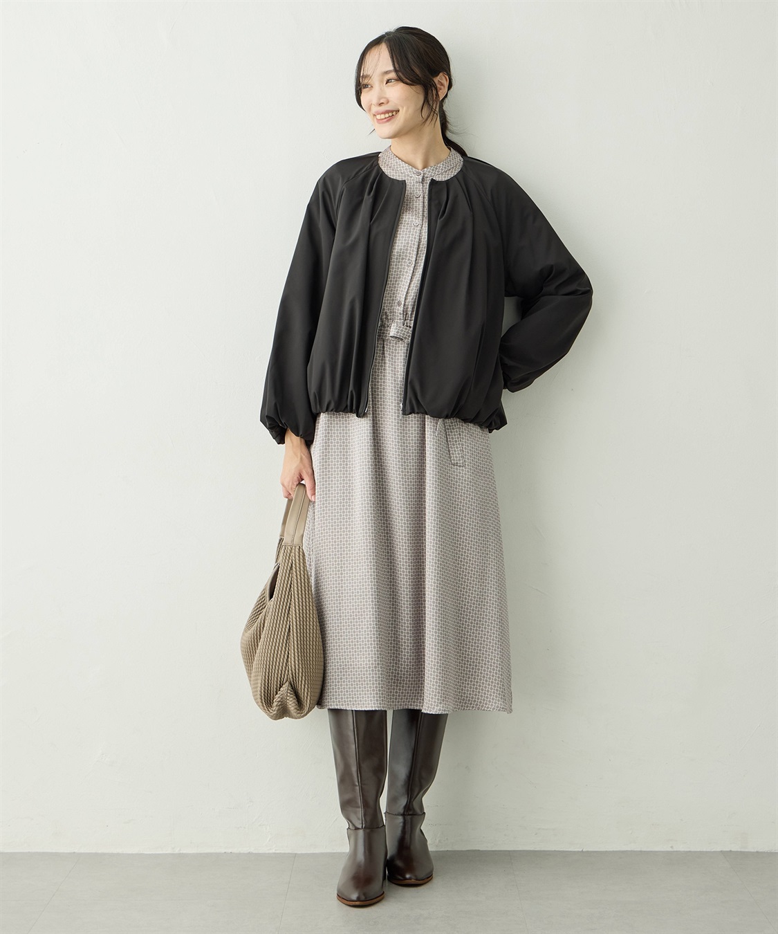 A/C DESIGN BY ALPHA CUBIC スーパーウォーム中綿ジップブルゾン【機能中綿・はっ水・軽量】_sub_7