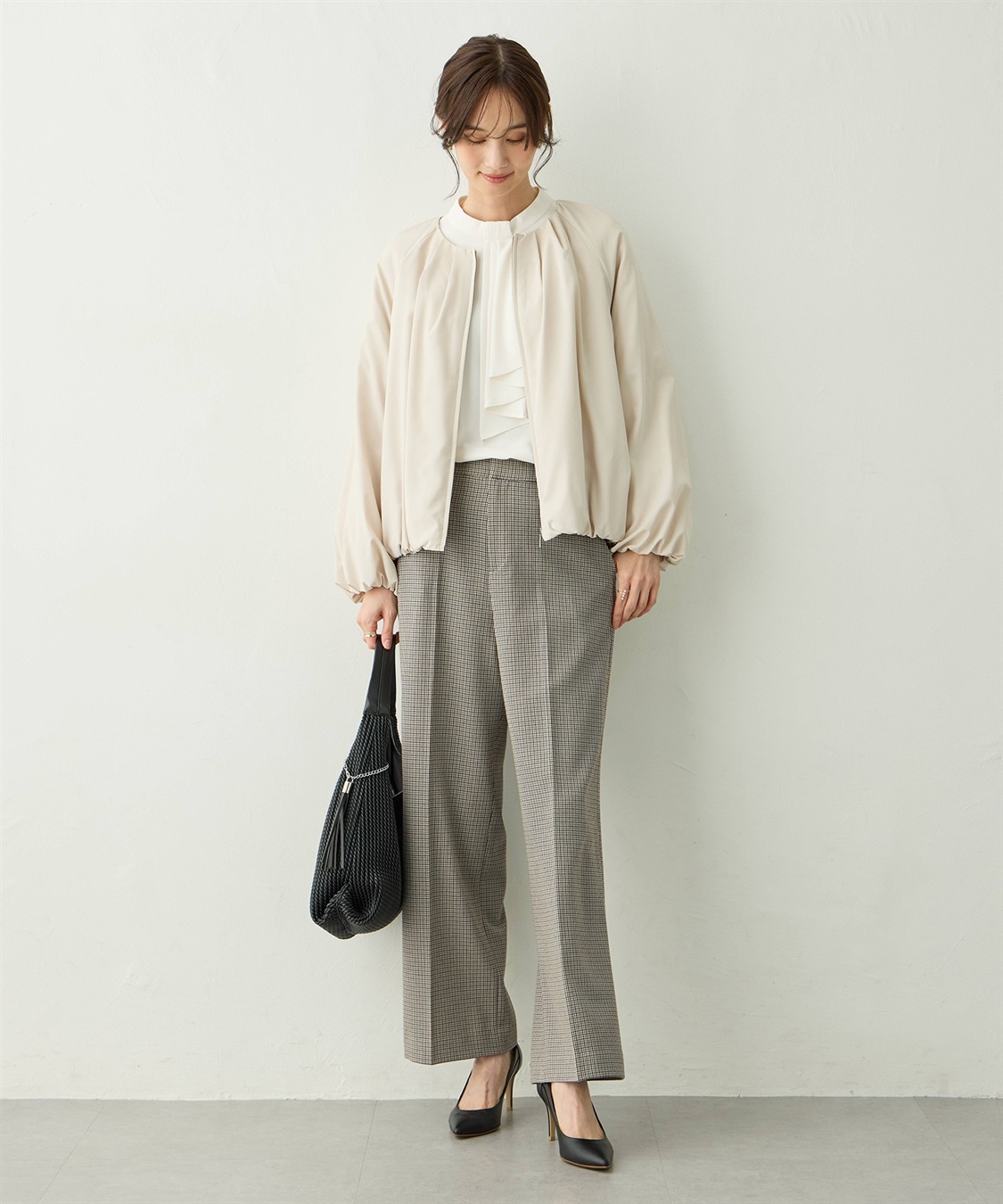 A/C DESIGN BY ALPHA CUBIC スーパーウォーム中綿ジップブルゾン【機能中綿・はっ水・軽量】_sub_9