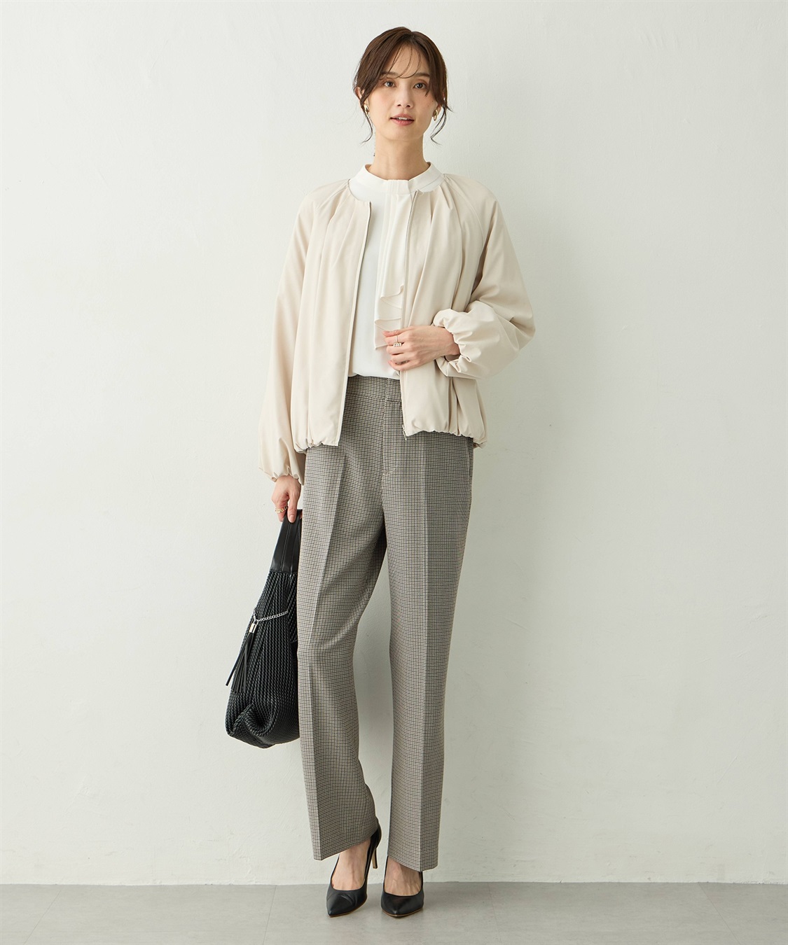 A/C DESIGN BY ALPHA CUBIC スーパーウォーム中綿ジップブルゾン【機能中綿・はっ水・軽量】_sub_10