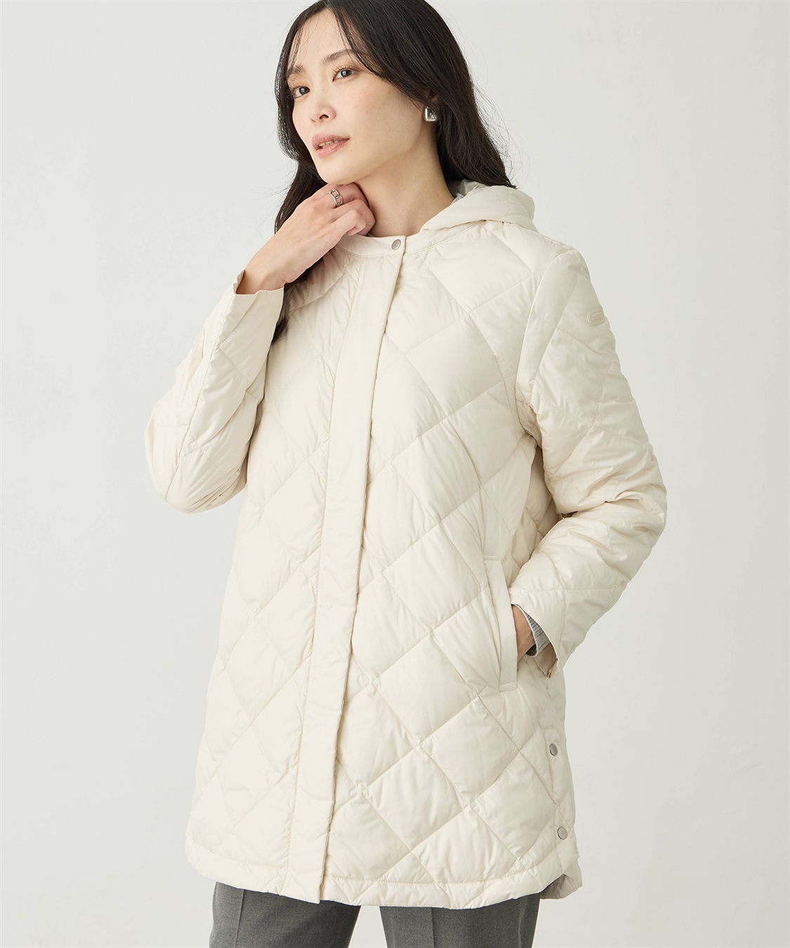 A/C DESIGN BY ALPHA CUBIC ライトダウンキルトコート【軽量・はっ水・ハンドウォッシャブル】_sub_1