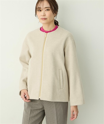 A/C DESIGN BY ALPHA CUBIC ジップギャザーブルゾン_subthumb_3