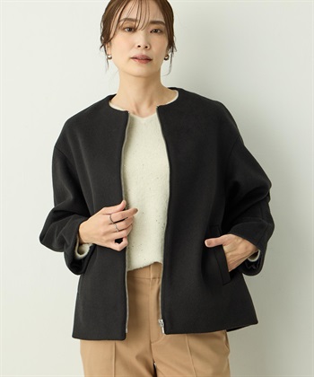 A/C DESIGN BY ALPHA CUBIC ジップギャザーブルゾン_subthumb_6