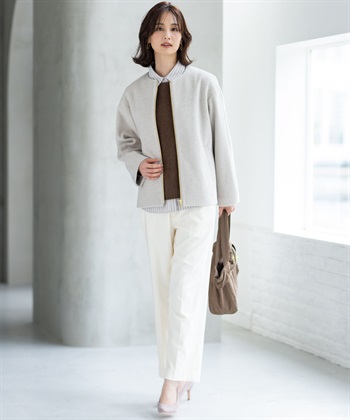 A/C DESIGN BY ALPHA CUBIC ジップギャザーブルゾン_subthumb_11