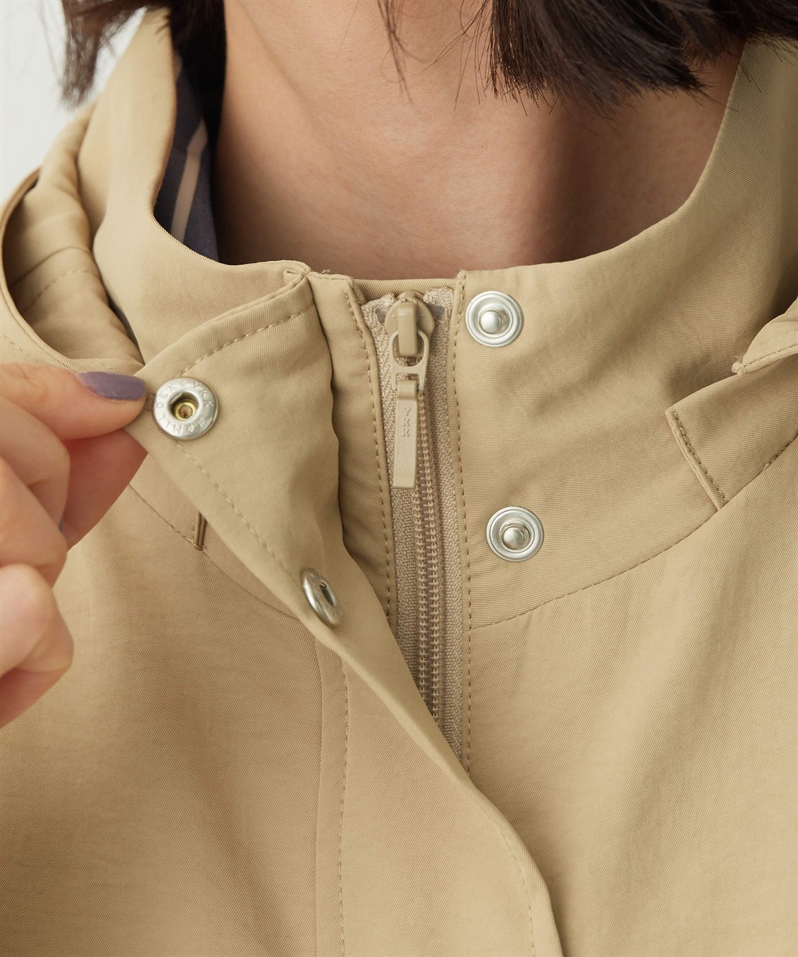 ackaベージュサイズ1 マウンテンパーカー A/C DESIGN BY ALPHA CUBIC｜クロスプラス公式通販