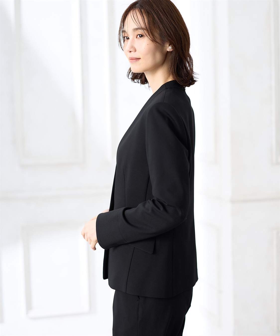 A/C DESIGN BY ALPHA CUBIC 【アルファブリック】カラーレスジャケット【セットアップ対応】_sub_1