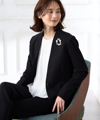 A/C DESIGN BY ALPHA CUBIC 【アルファブリック】カラーレスジャケット【セットアップ対応】_subthumb_3