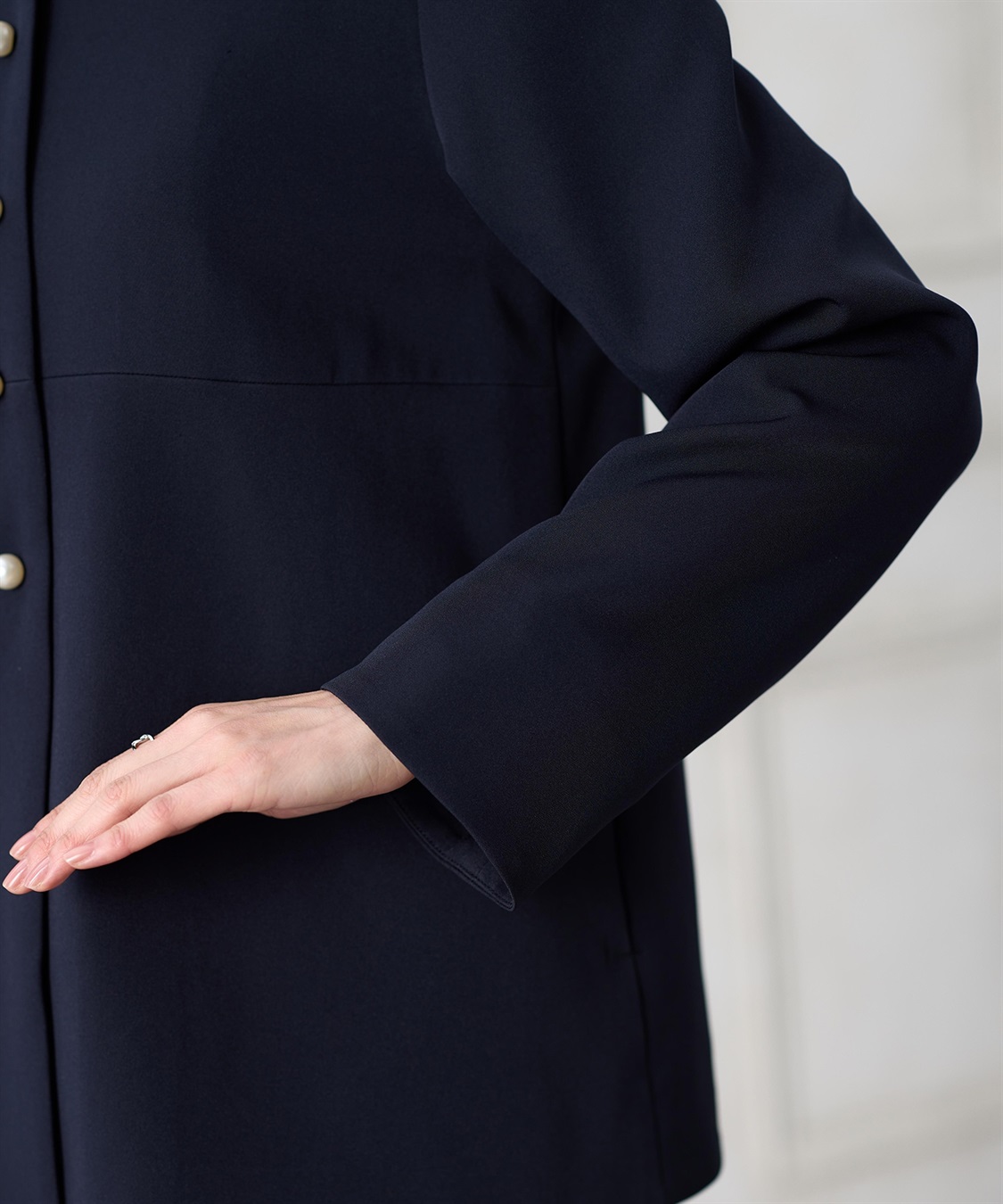 A/C DESIGN BY ALPHA CUBIC ペプラムジャケット【セットアップ対応】_sub_16