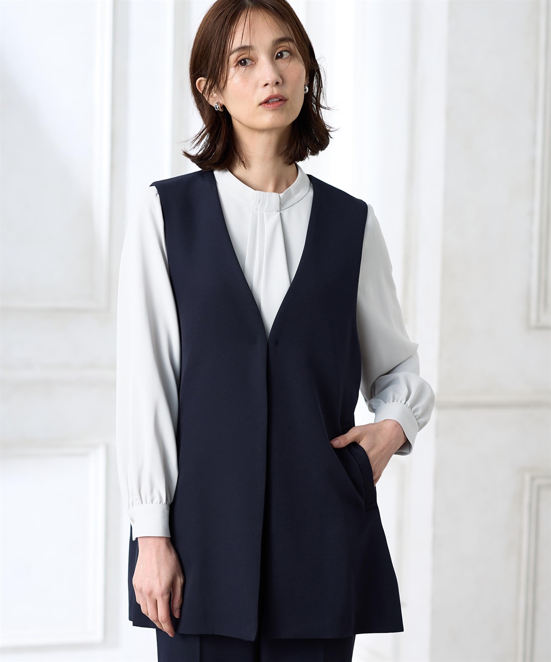 A/C DESIGN BY ALPHA CUBIC ジレジャケット【セットアップ対応】_sub_2