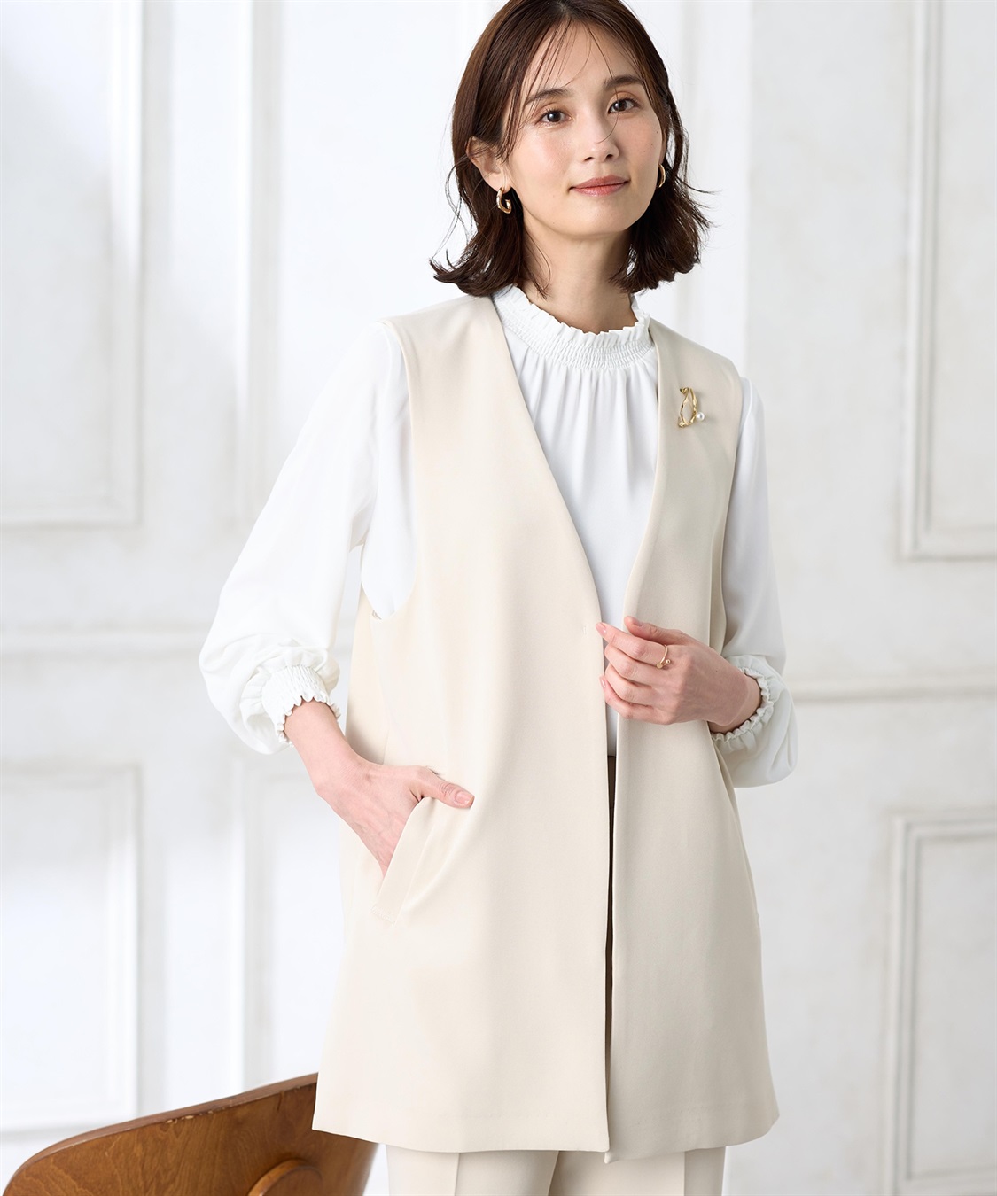 A/C DESIGN BY ALPHA CUBIC ジレジャケット【セットアップ対応】_sub_5