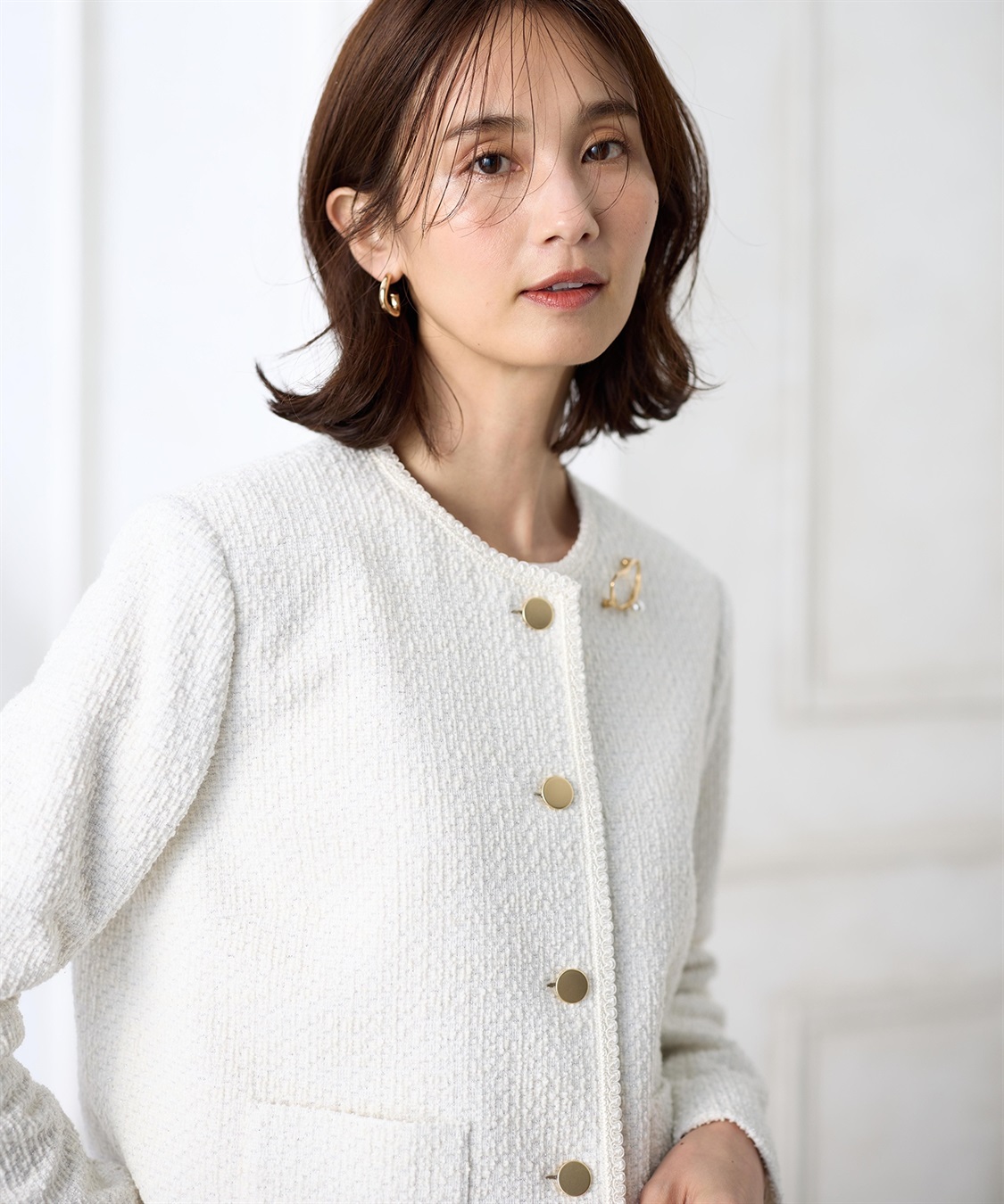 A/C DESIGN BY ALPHA CUBIC ツイードジャケット_sub_11