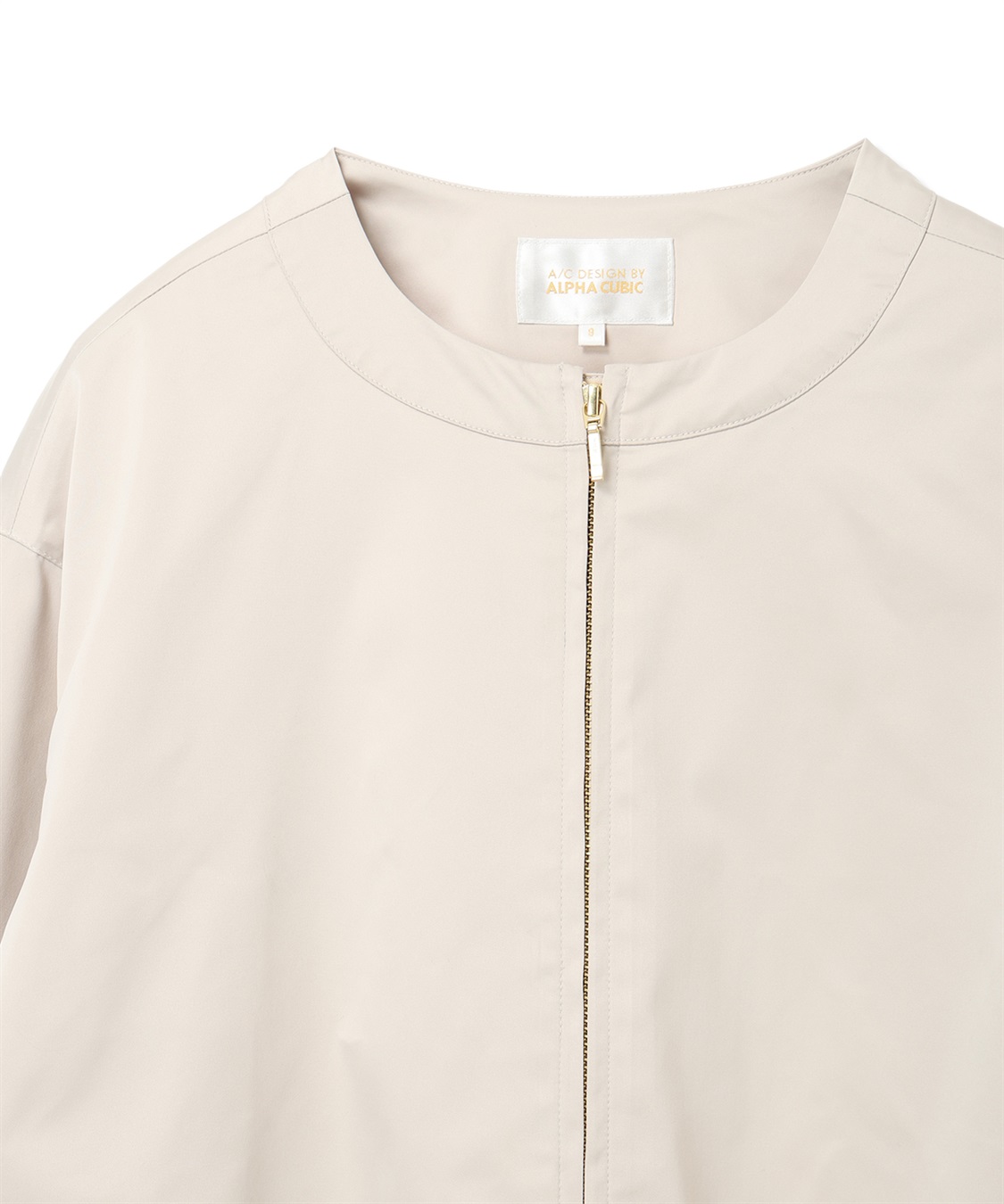 A/C DESIGN BY ALPHA CUBIC ノーカラーブルゾン_sub_2