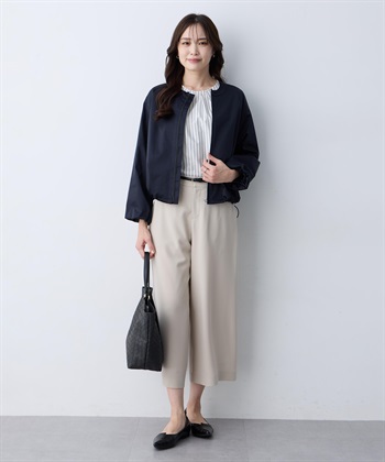 A/C DESIGN BY ALPHA CUBIC ノーカラーブルゾン_subthumb_9