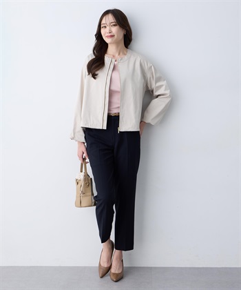 A/C DESIGN BY ALPHA CUBIC ノーカラーブルゾン_subthumb_12