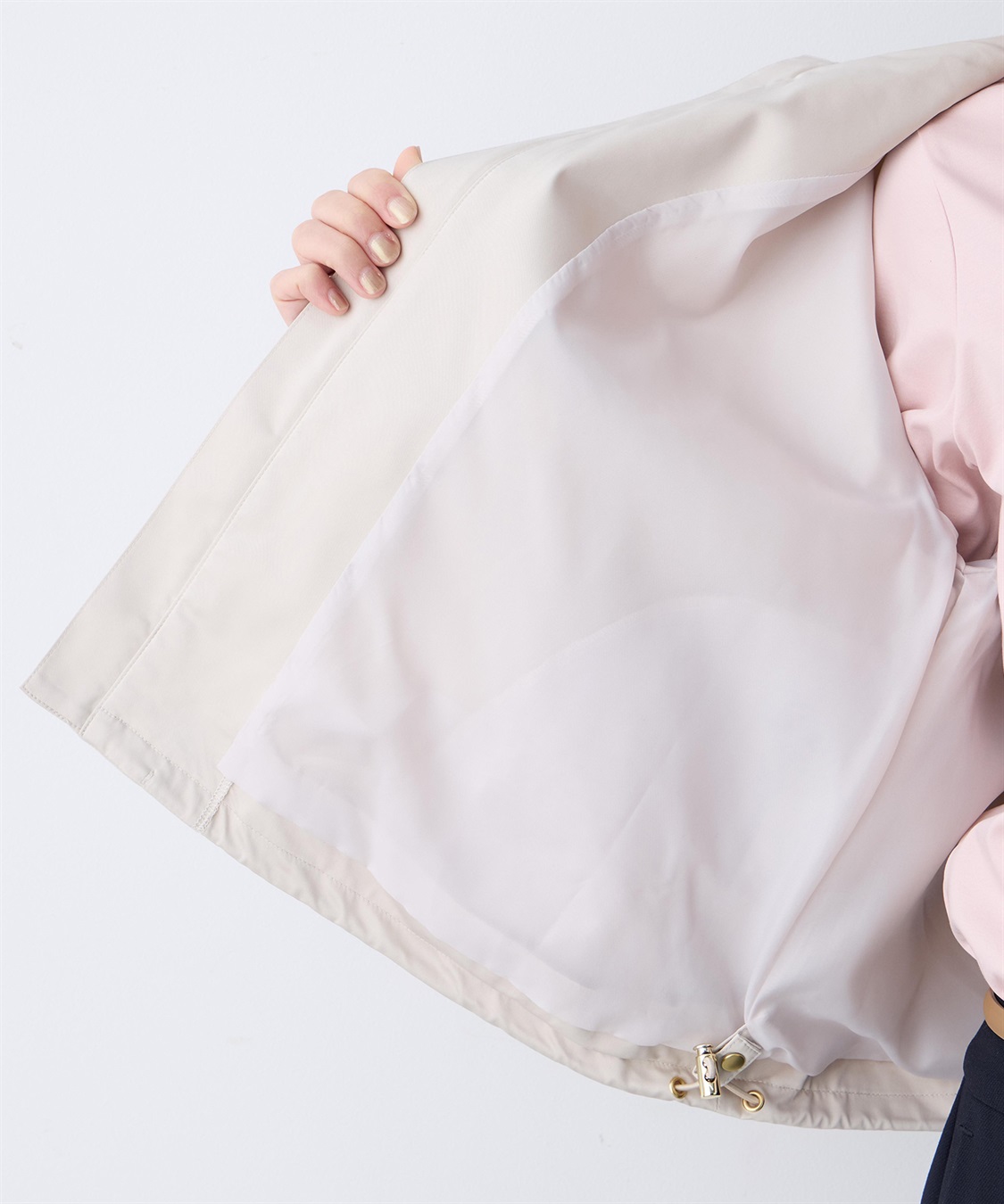 A/C DESIGN BY ALPHA CUBIC ノーカラーブルゾン_sub_20