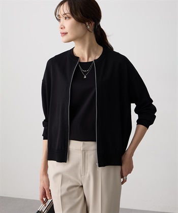 A/C DESIGN BY ALPHA CUBIC ジップアップブルゾン【接触冷感・UVカット・ウォッシャブル・毛玉になりにくい】_subthumb_7