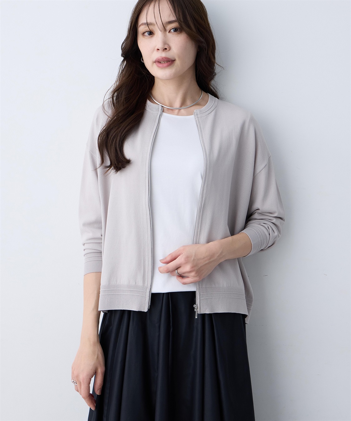 A/C DESIGN BY ALPHA CUBIC ジップアップブルゾン【接触冷感・UVカット・ウォッシャブル・毛玉になりにくい】_sub_8