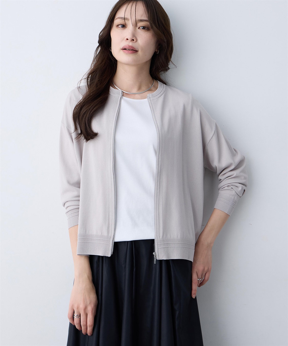 A/C DESIGN BY ALPHA CUBIC ジップアップブルゾン【接触冷感・UVカット・ウォッシャブル・毛玉になりにくい】_sub_9