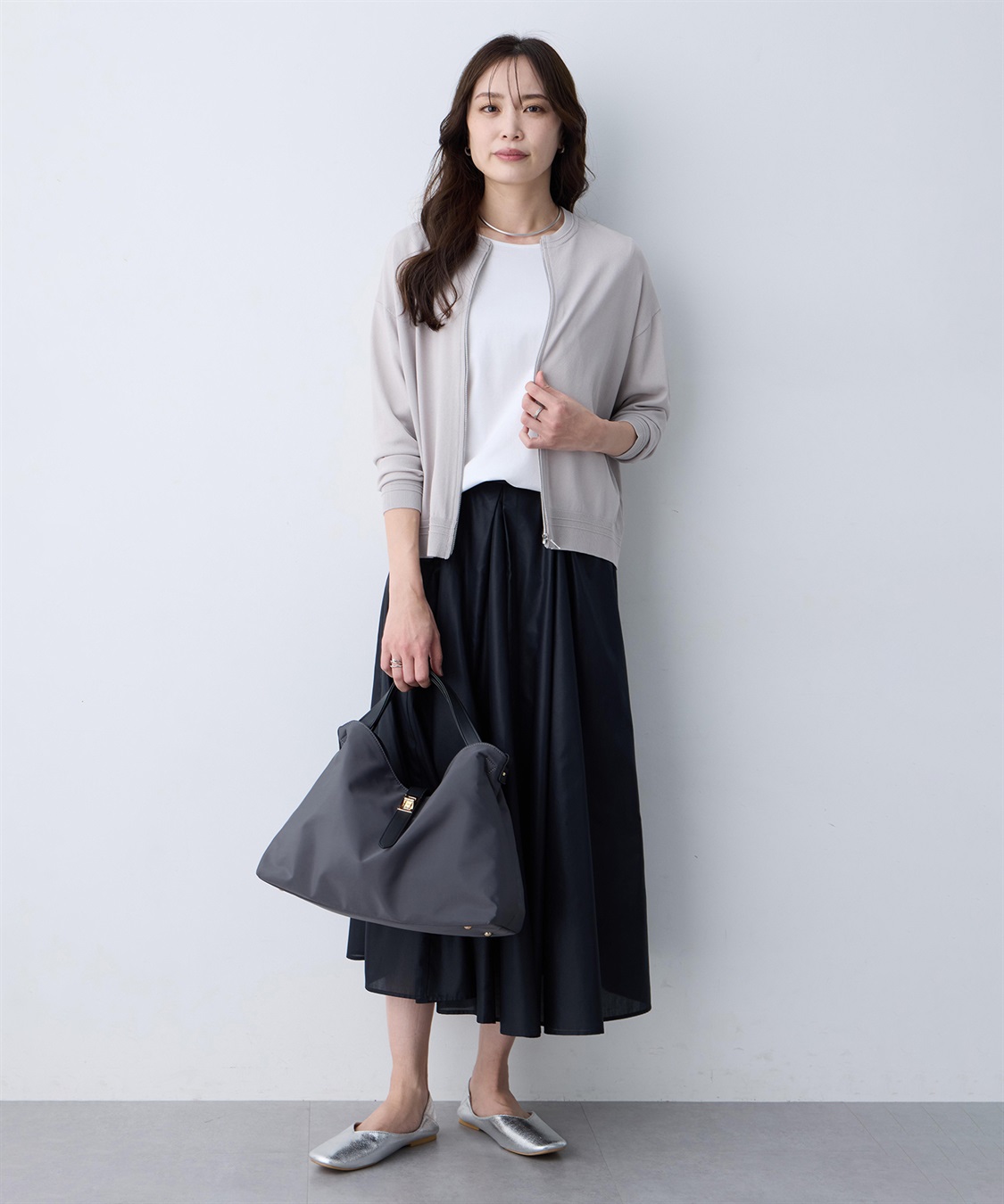 A/C DESIGN BY ALPHA CUBIC ジップアップブルゾン【接触冷感・UVカット・ウォッシャブル・毛玉になりにくい】_sub_12