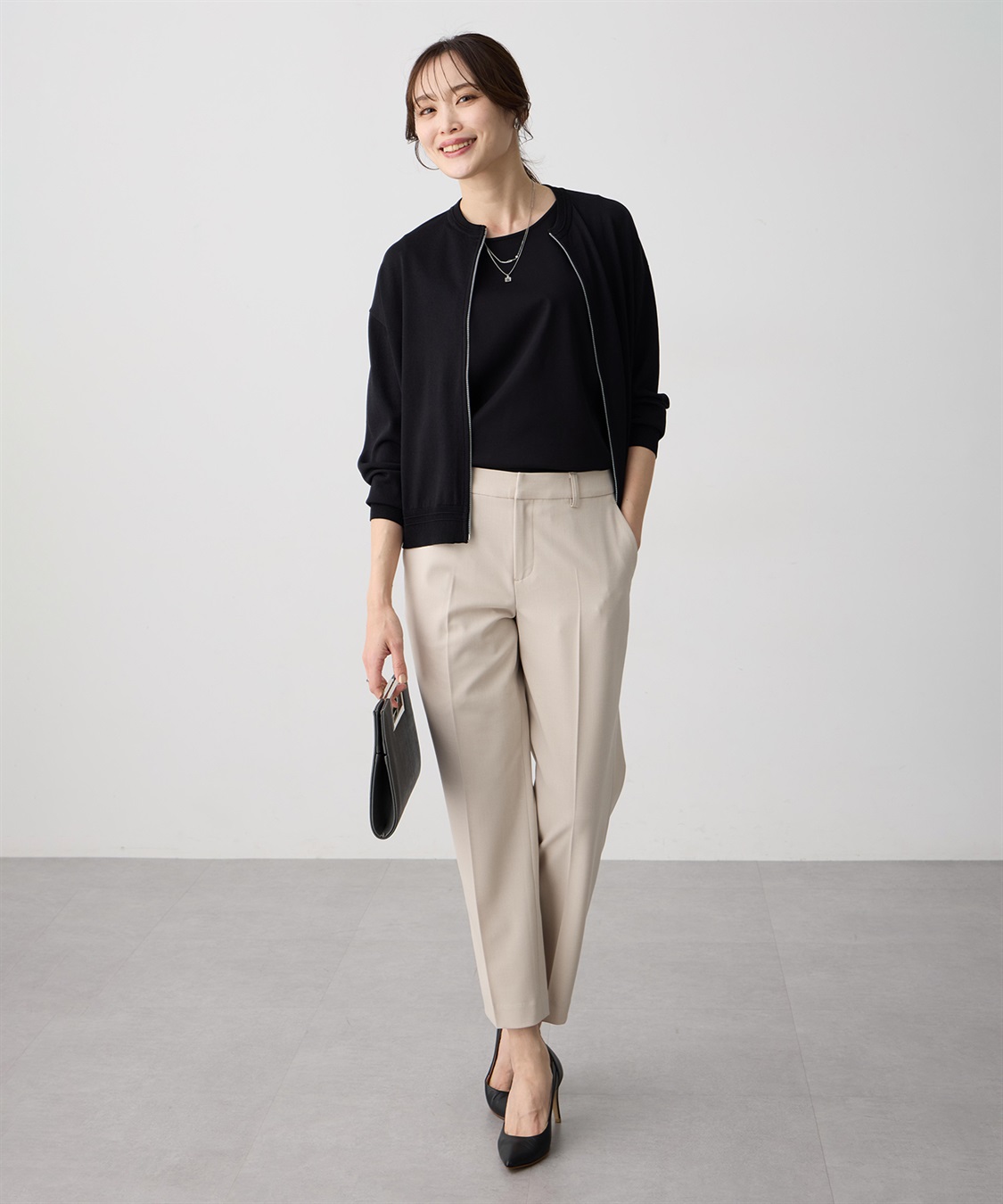 A/C DESIGN BY ALPHA CUBIC ジップアップブルゾン【接触冷感・UVカット・ウォッシャブル・毛玉になりにくい】_sub_14