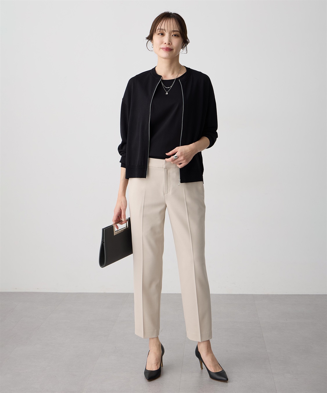 A/C DESIGN BY ALPHA CUBIC ジップアップブルゾン【接触冷感・UVカット・ウォッシャブル・毛玉になりにくい】_sub_15