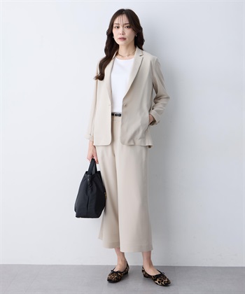 A/C DESIGN BY ALPHA CUBIC ストレッチジョーゼットテーラードジャケット【接触冷感・UVカット・吸水速乾・セットアップ対応】_subthumb_18