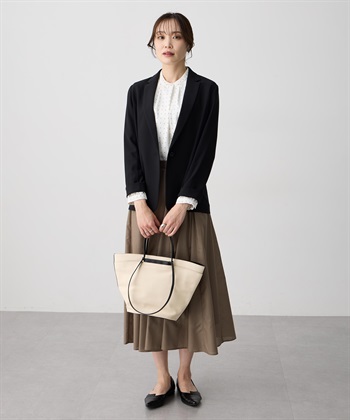 A/C DESIGN BY ALPHA CUBIC ストレッチジョーゼットテーラードジャケット【接触冷感・UVカット・吸水速乾・セットアップ対応】_subthumb_20