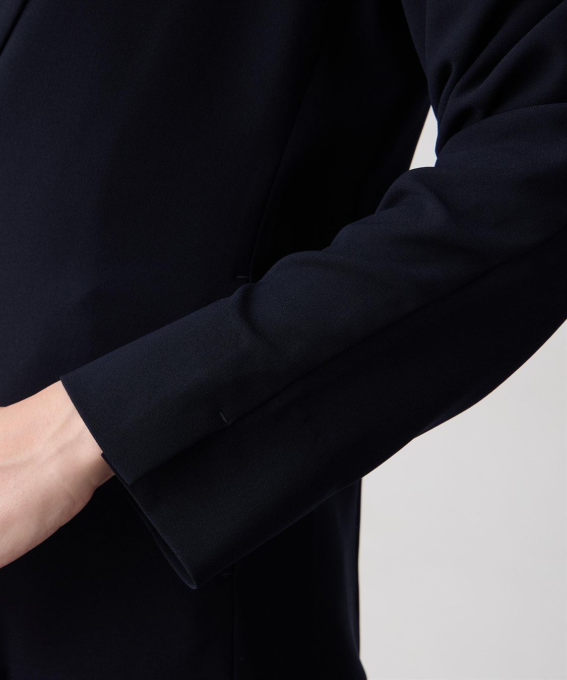 A/C DESIGN BY ALPHA CUBIC ストレッチジョーゼットテーラードジャケット【接触冷感・UVカット・吸水速乾・セットアップ対応】_sub_27