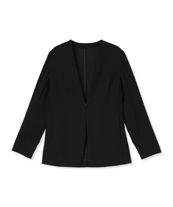 A/C DESIGN BY ALPHA CUBIC ストレッチジョーゼットカラーレスジャケット【接触冷感・UVカット・吸水速乾・セットアップ対応】_subthumb_29