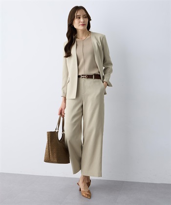 A/C DESIGN BY ALPHA CUBIC リネンライクカラーレスジャケット【セットアップ対応】_subthumb_14