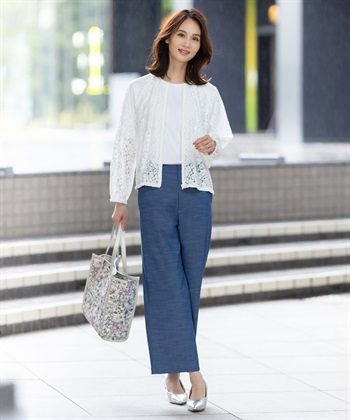 A/C DESIGN BY ALPHA CUBIC レースシアーブルゾン_subthumb_7