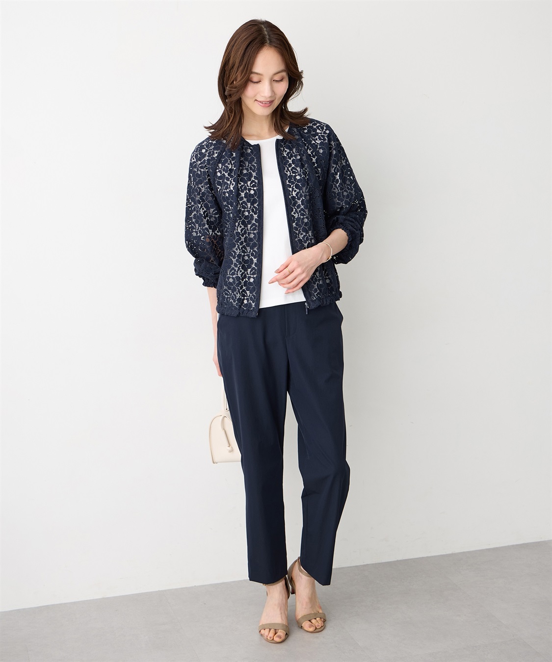 A/C DESIGN BY ALPHA CUBIC レースシアーブルゾン_sub_10