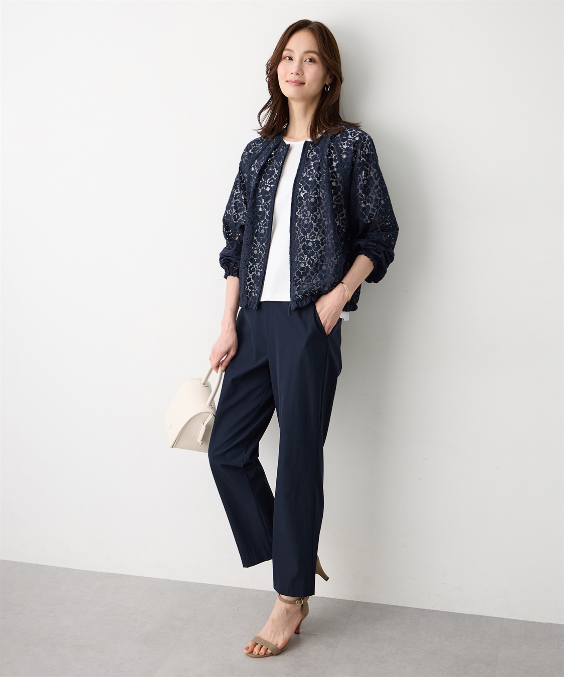 A/C DESIGN BY ALPHA CUBIC レースシアーブルゾン_sub_12