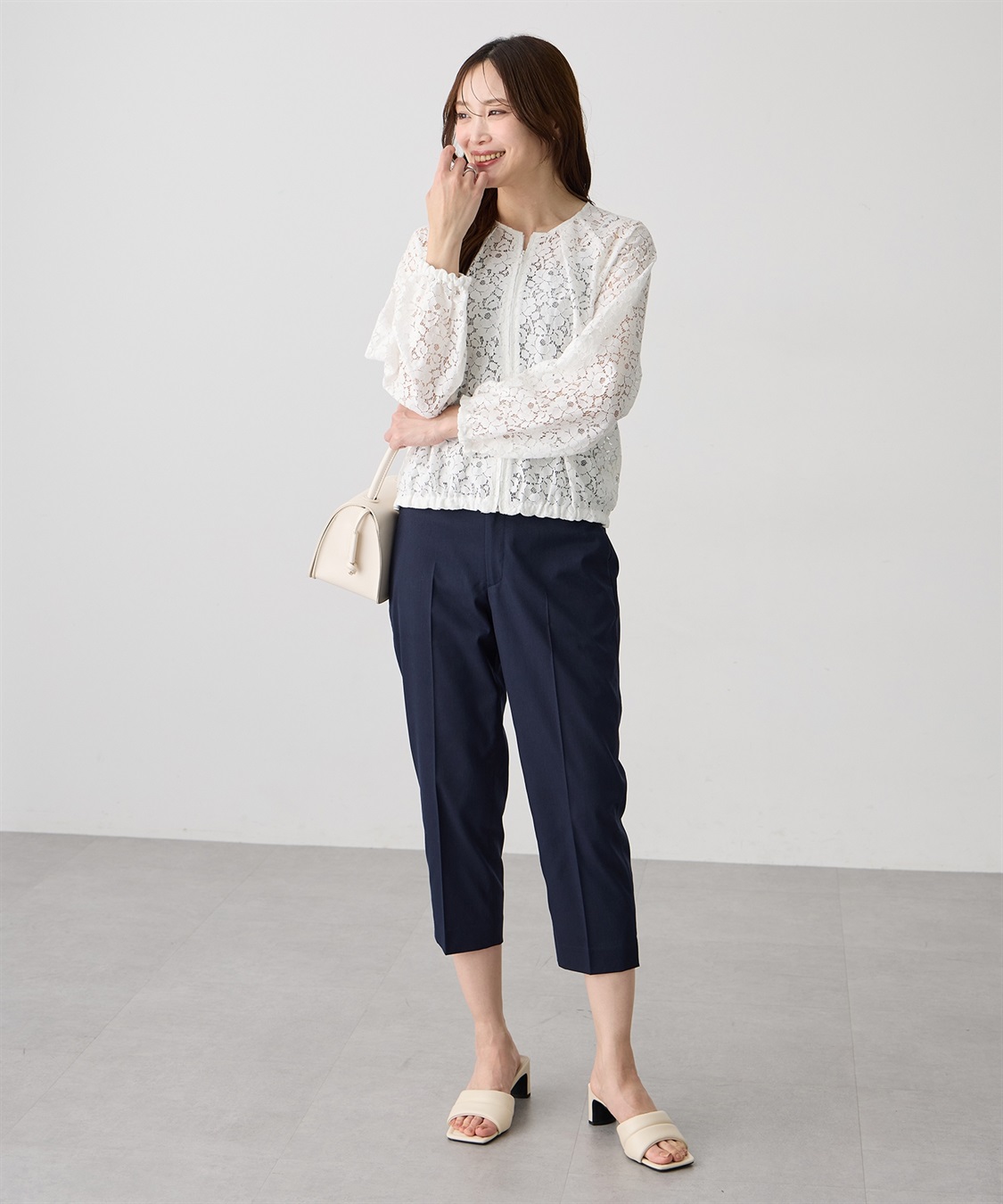 A/C DESIGN BY ALPHA CUBIC レースシアーブルゾン_sub_14