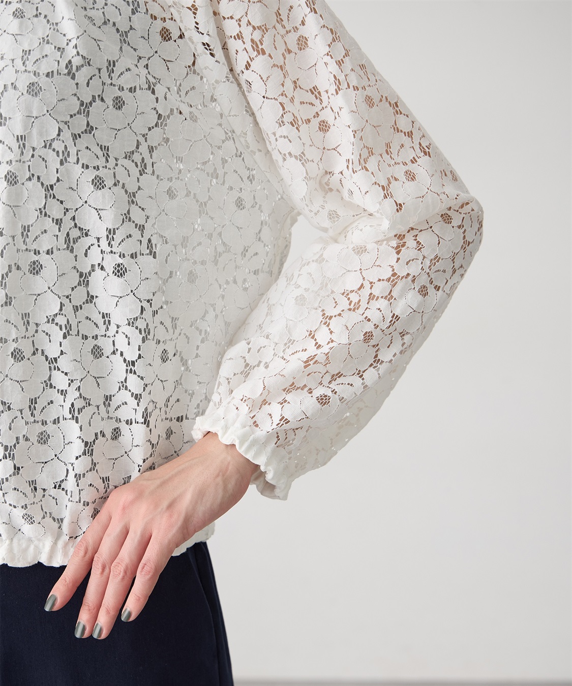 A/C DESIGN BY ALPHA CUBIC レースシアーブルゾン_sub_16