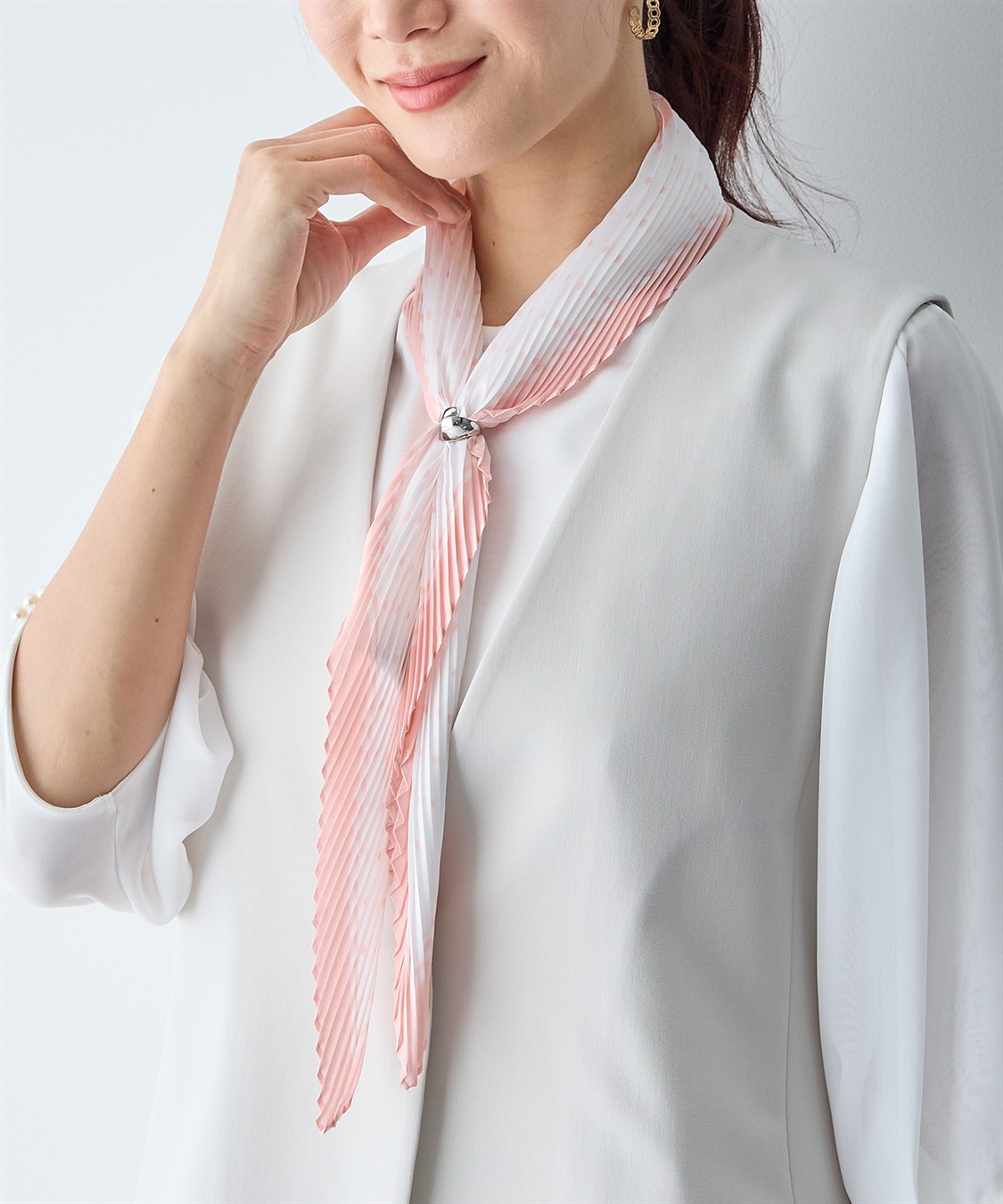 A/C DESIGN BY ALPHA CUBIC プリーツスカーフ_sub_14