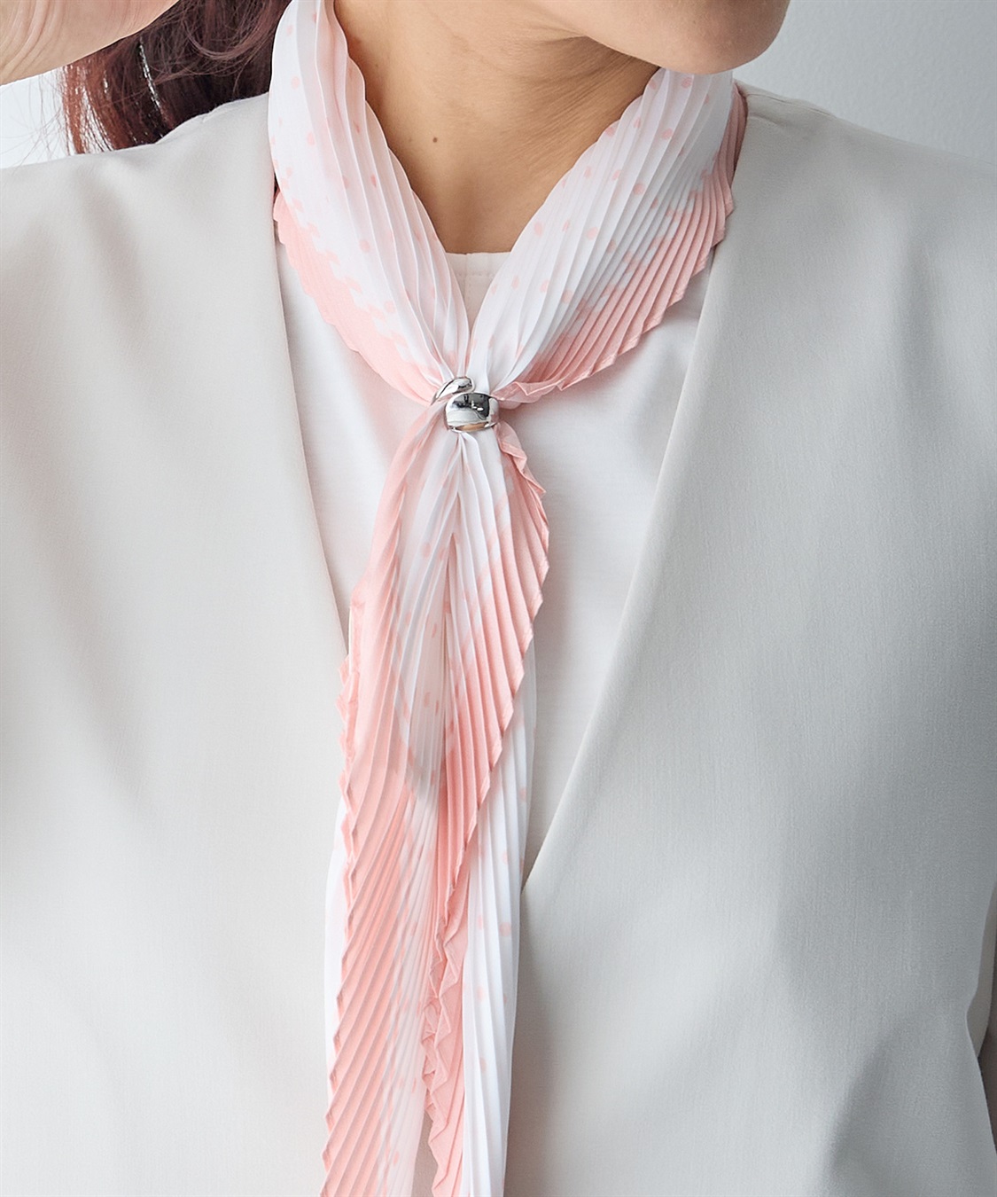 A/C DESIGN BY ALPHA CUBIC プリーツスカーフ_sub_15
