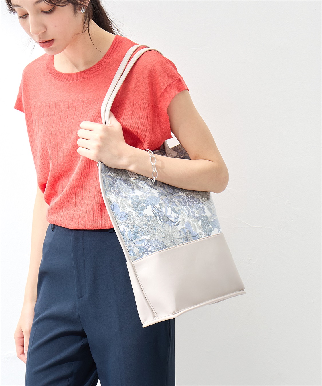 A/C DESIGN BY ALPHA CUBIC リバティプリントトートバッグ_sub_15