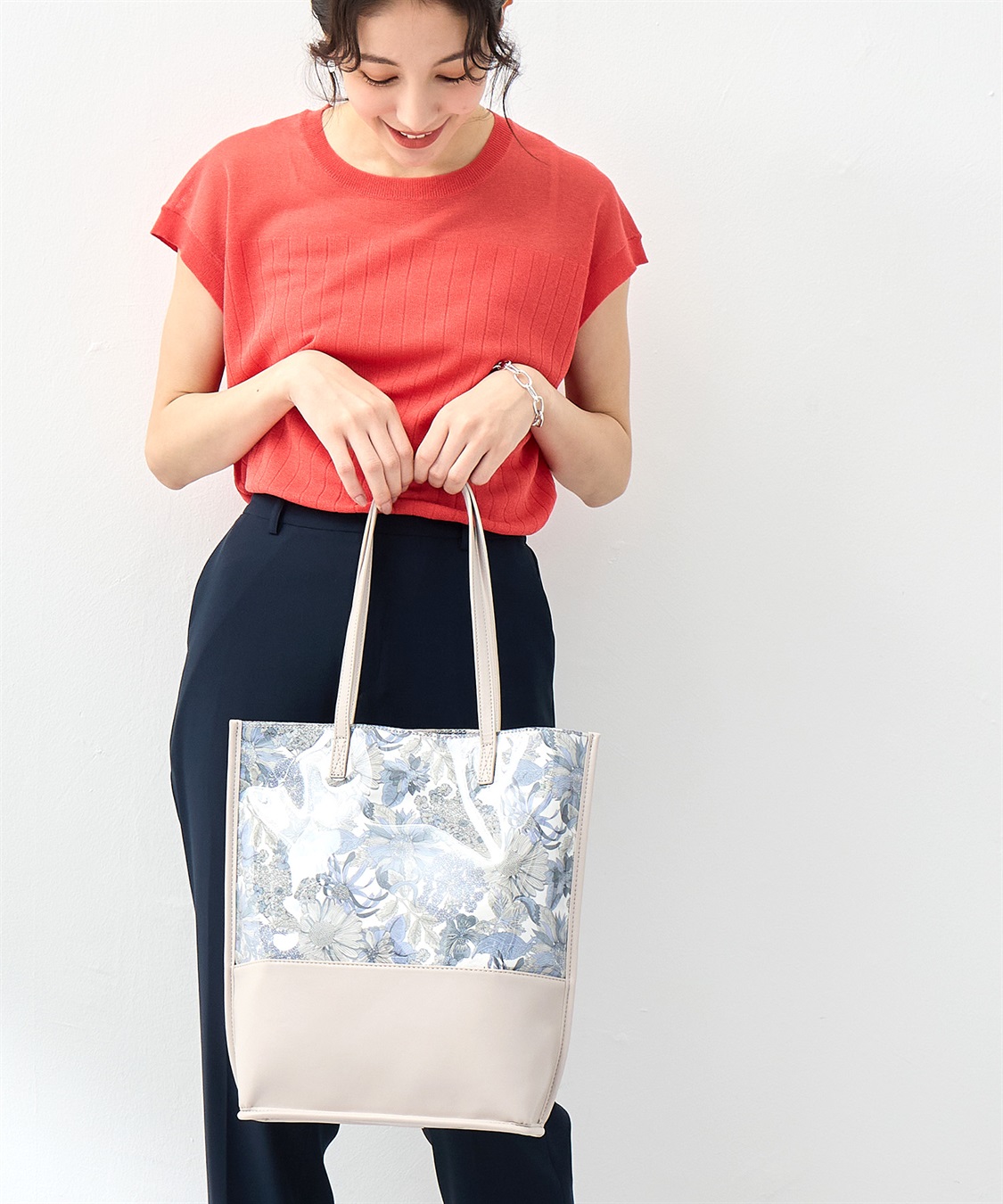 A/C DESIGN BY ALPHA CUBIC リバティプリントトートバッグ_sub_16