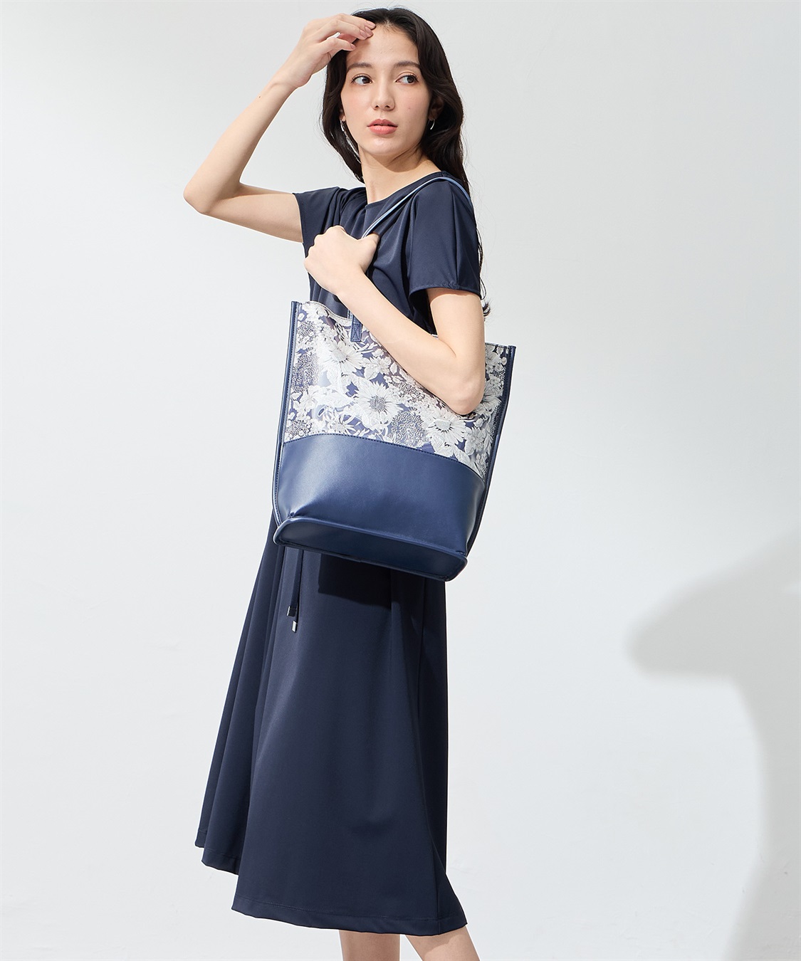 A/C DESIGN BY ALPHA CUBIC リバティプリントトートバッグ_sub_19