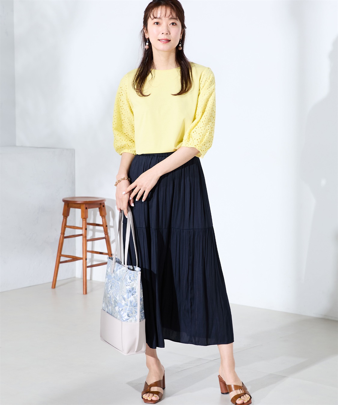 A/C DESIGN BY ALPHA CUBIC リバティプリントトートバッグ_sub_20