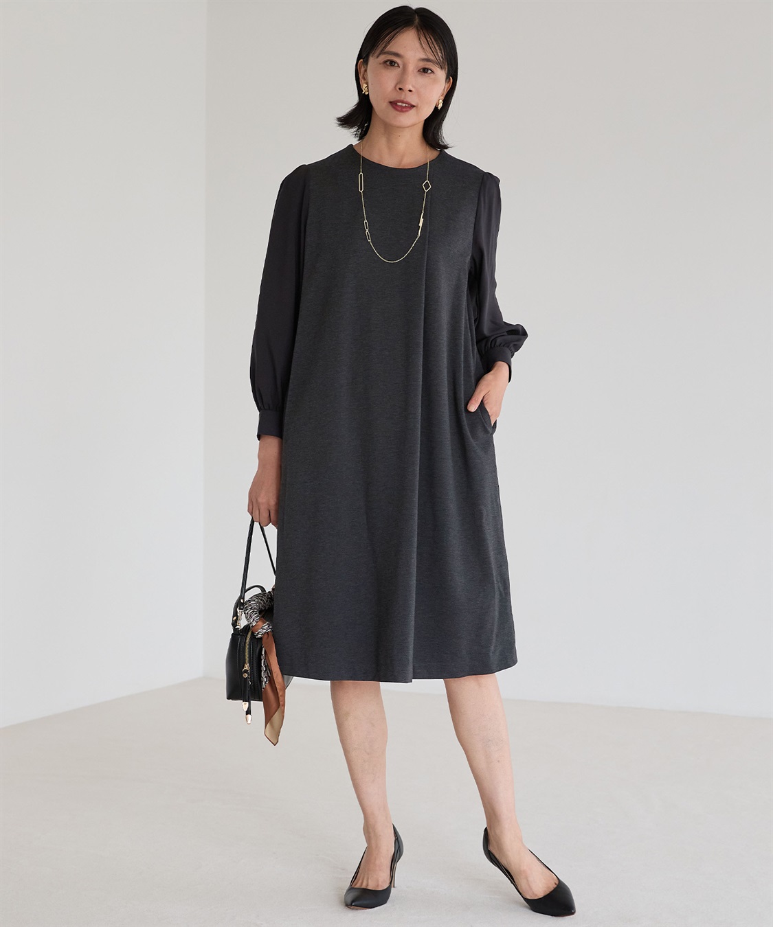 A/C DESIGN BY ALPHA CUBIC プリントスカーフ_sub_6