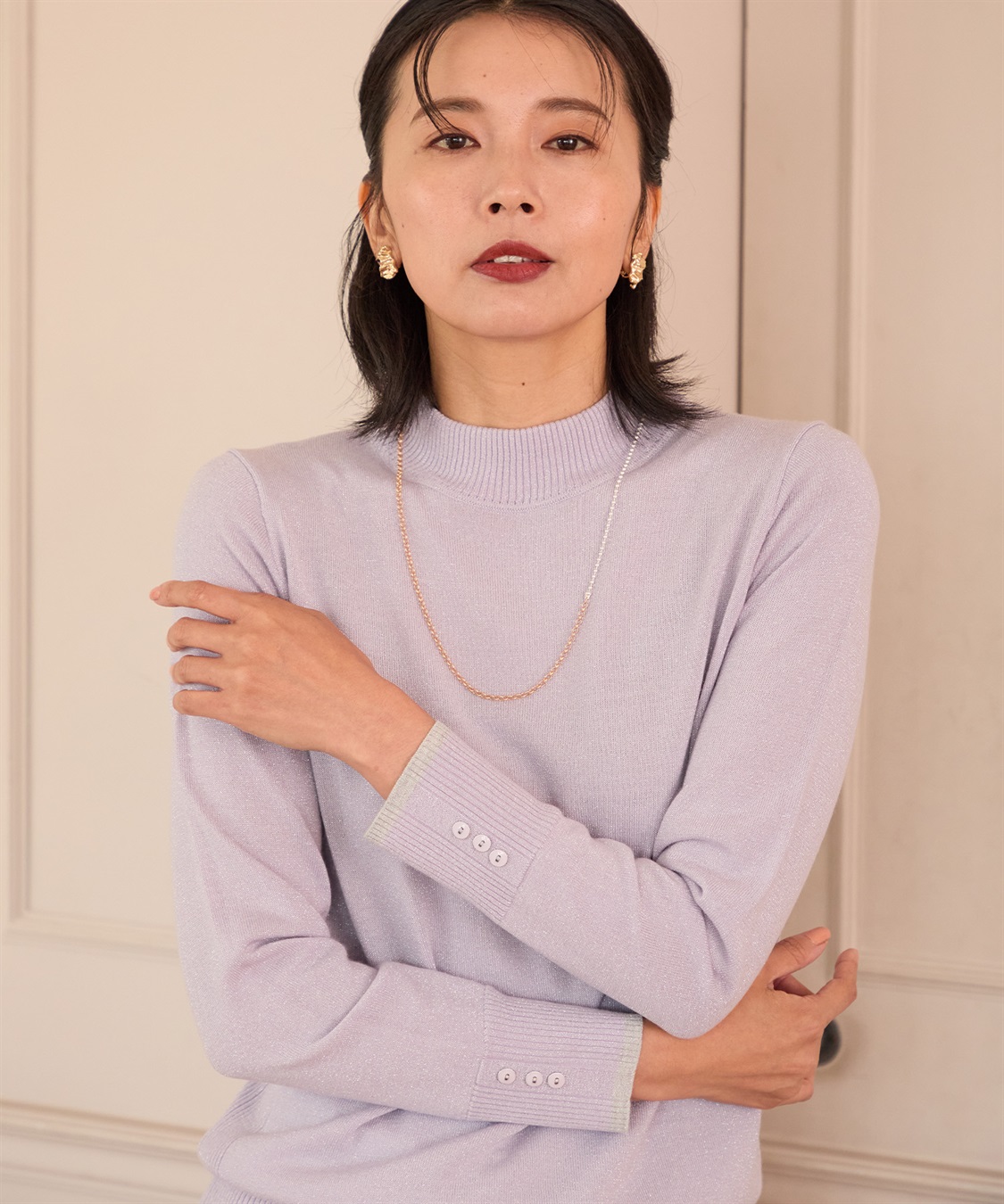 A/C DESIGN BY ALPHA CUBIC コンビロングネックレス_sub_4