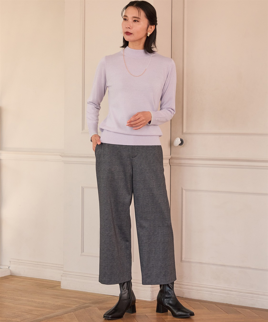 A/C DESIGN BY ALPHA CUBIC コンビロングネックレス_sub_5