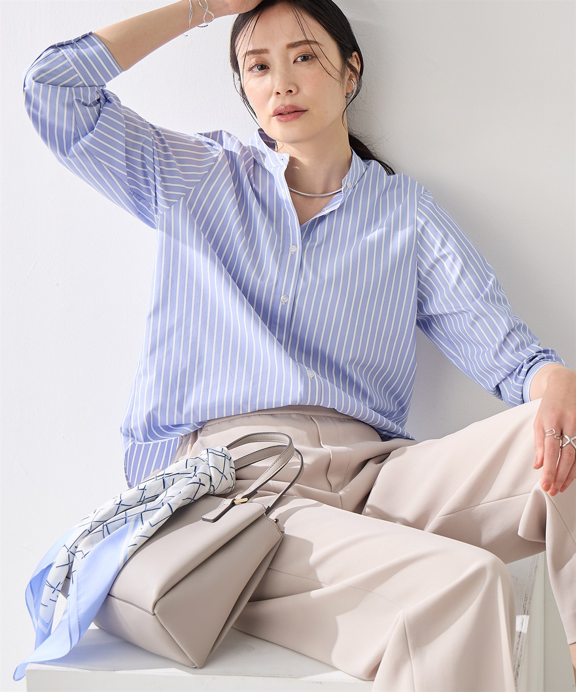 A/C DESIGN BY ALPHA CUBIC プリントスカーフ_sub_13