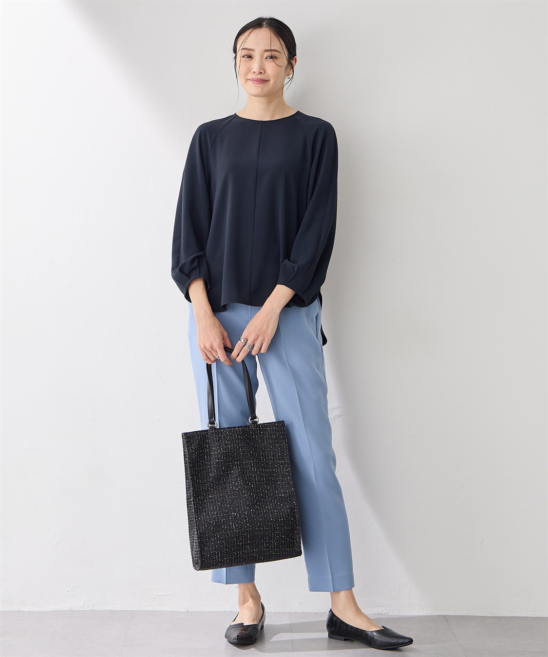 A/C DESIGN BY ALPHA CUBIC ツイードバッグ【A4対応】_sub_12