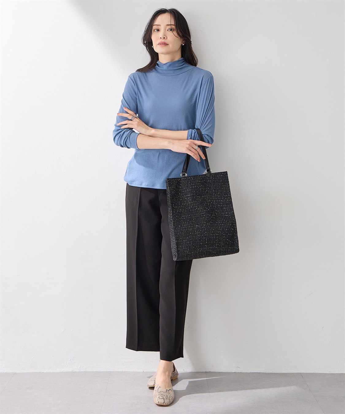 A/C DESIGN BY ALPHA CUBIC ツイードバッグ【A4対応】_sub_15