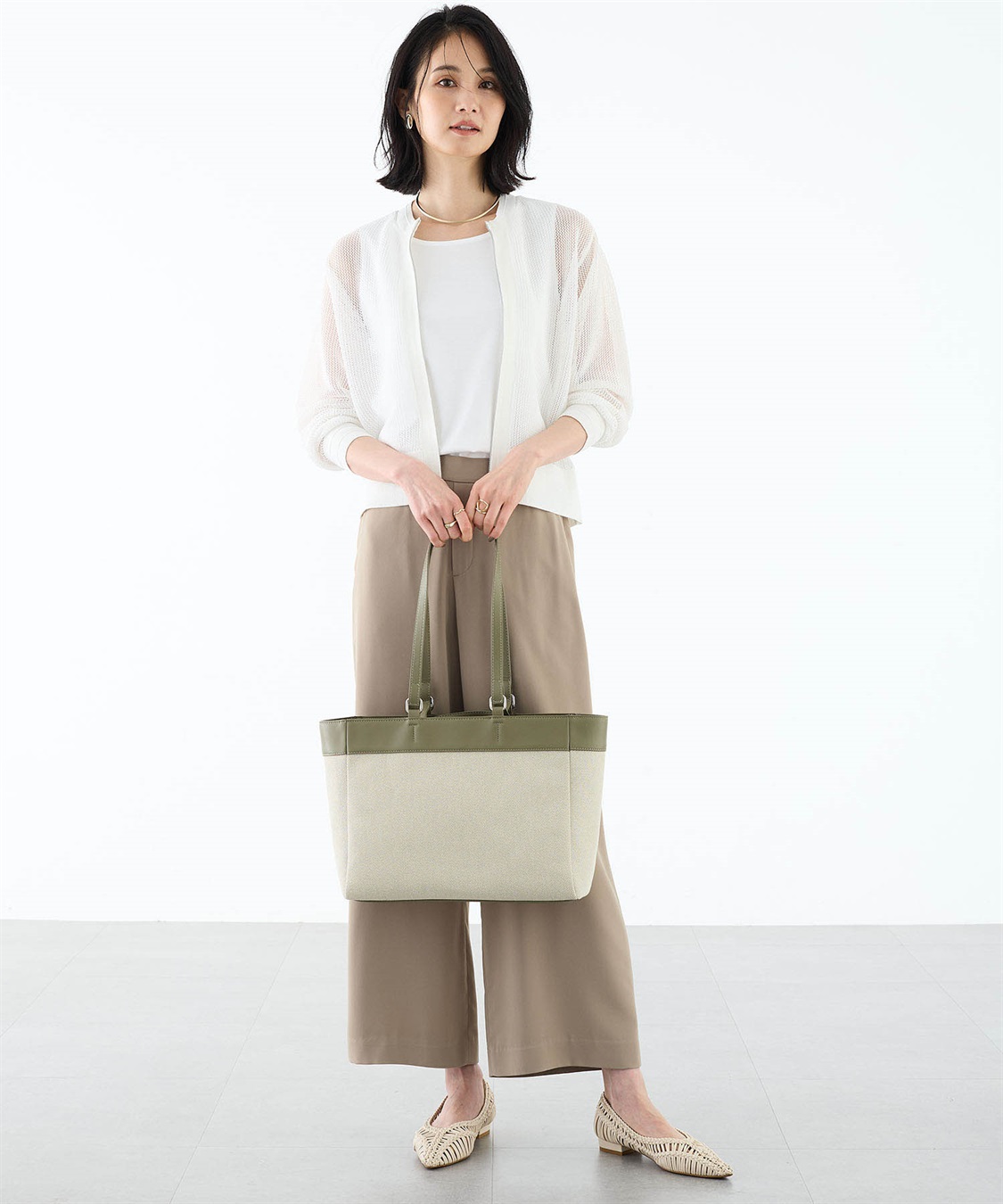 A/C DESIGN BY ALPHA CUBIC 合皮×キャンバスバッグ【A4対応・2WAY】_sub_1