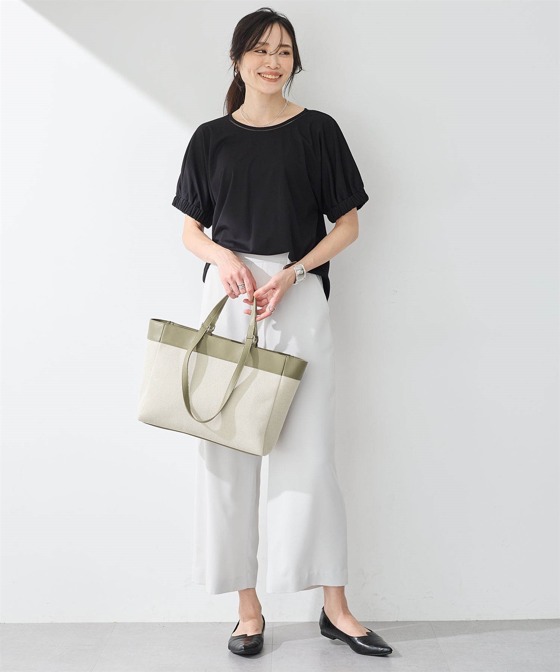 A/C DESIGN BY ALPHA CUBIC 合皮×キャンバスバッグ【A4対応・2WAY】_sub_3