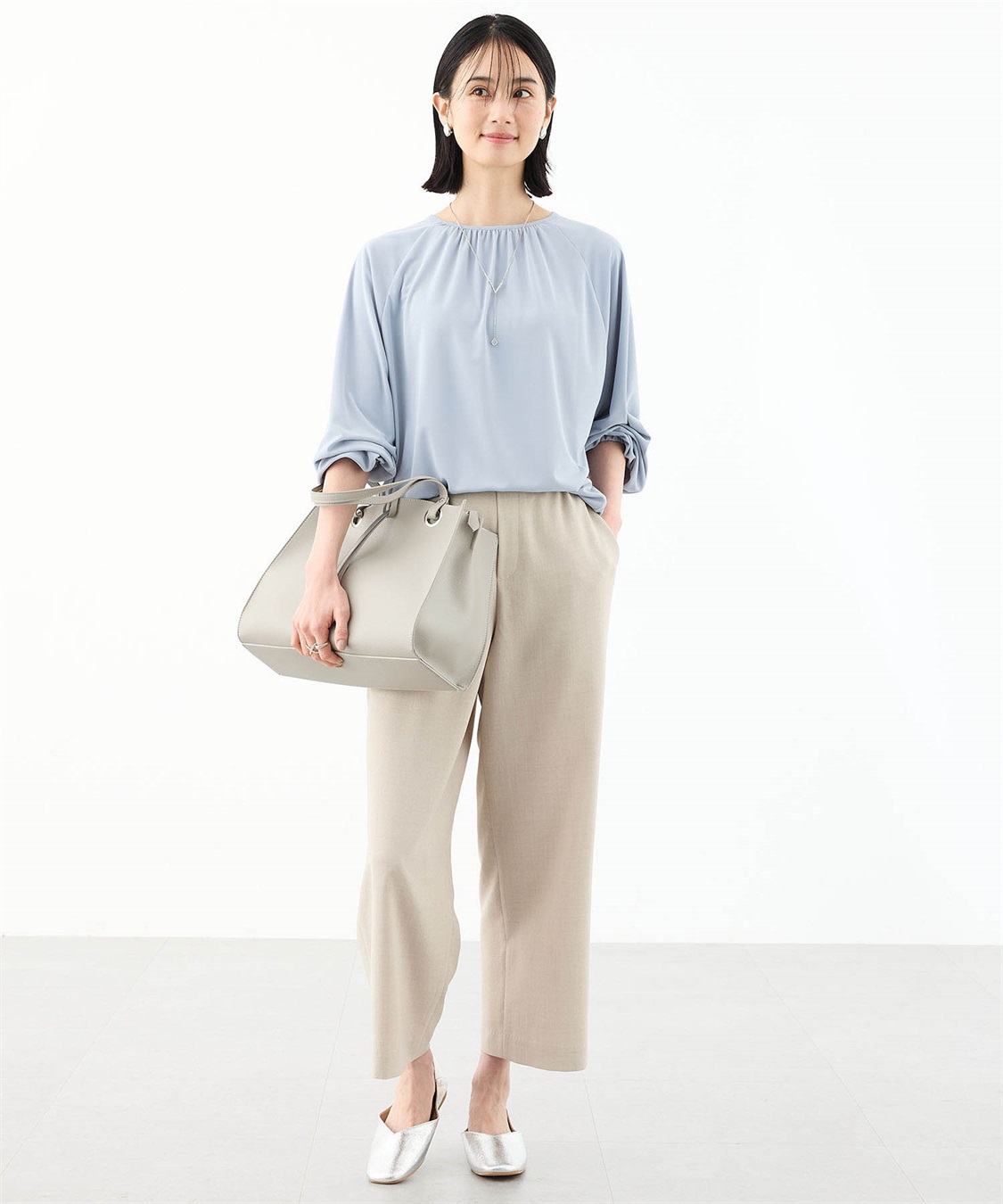 A/C DESIGN BY ALPHA CUBIC Vモチーフビジューネックレス_sub_5