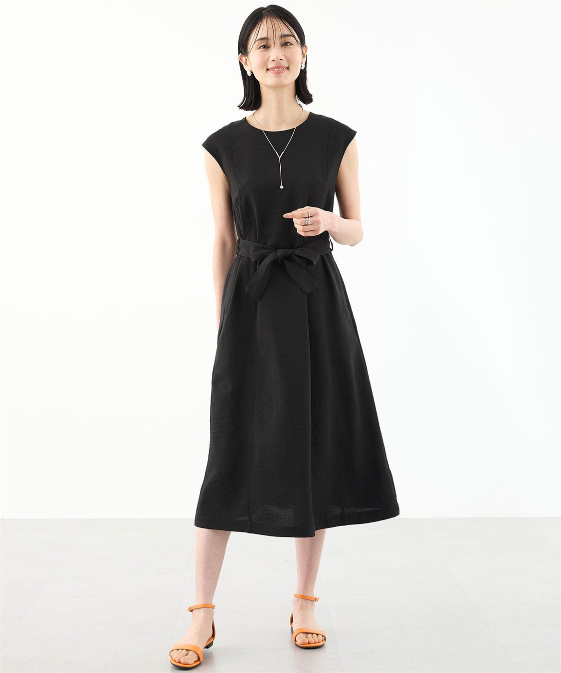 A/C DESIGN BY ALPHA CUBIC Vモチーフビジューネックレス_sub_8